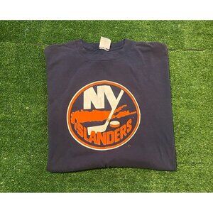 Vintage New York Islanders shirt mens XXL blue Y2K Michael Peca Majesetic NHL 5